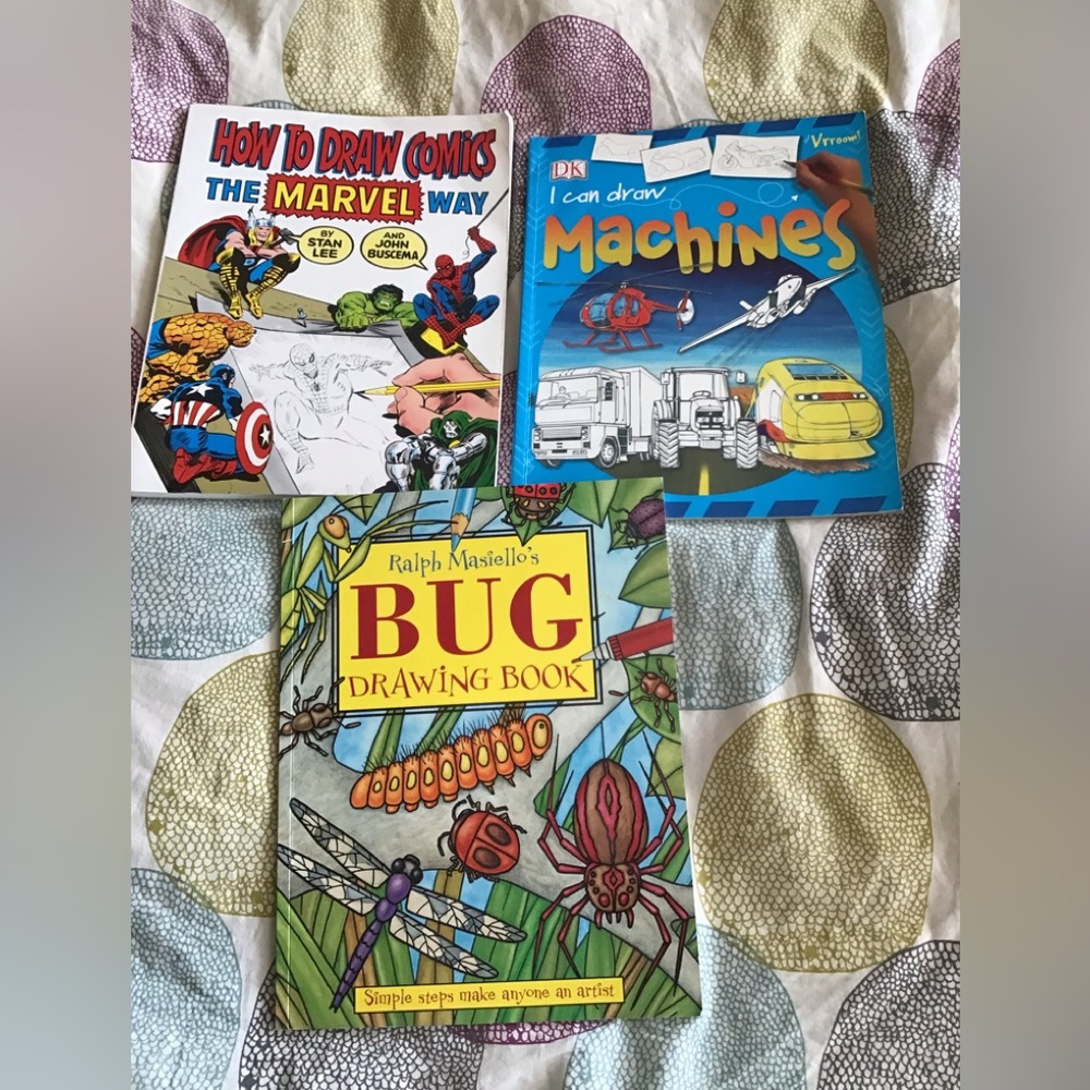 Three how to draw books